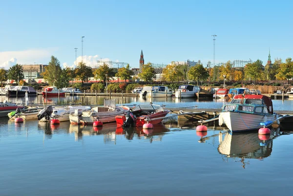 赫尔辛基。kaisaniemi 湾 — 图库照片