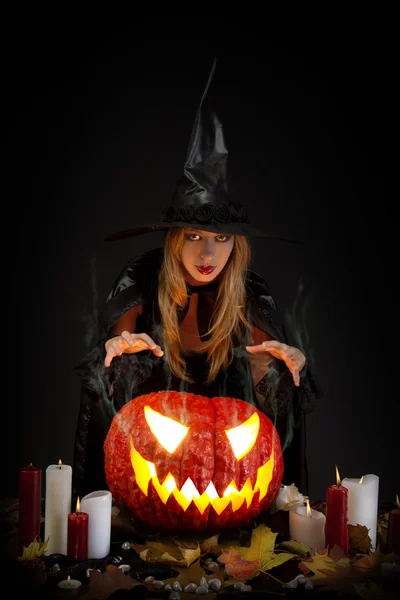 Halloween witch — Stock Photo, Image