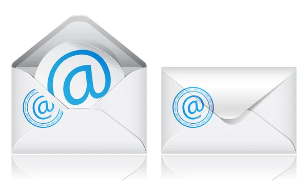 Иконки электронной почты — стоковый вектор