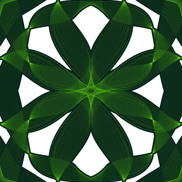 Fond vert ondulé — Image vectorielle