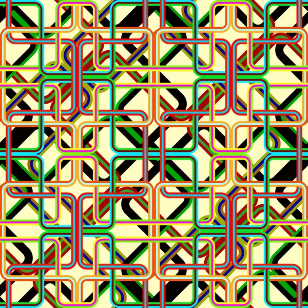 Modèle de rayures rétro — Image vectorielle
