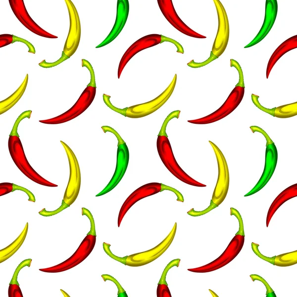 Peppers pattern — Stock Vector