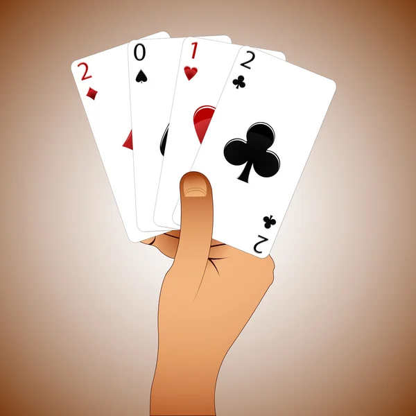 2012 année de casino — Image vectorielle