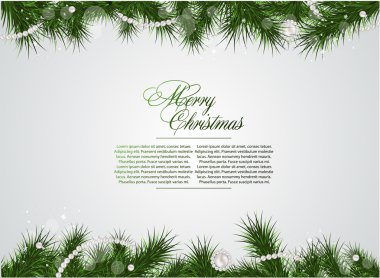 detailed realistic christmas frame clipart