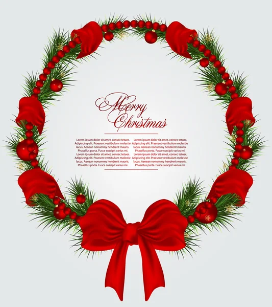 Різдвяна листівка фону — стоковий вектор
