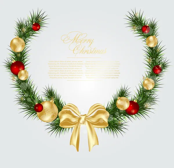 stock vector Christmas card background