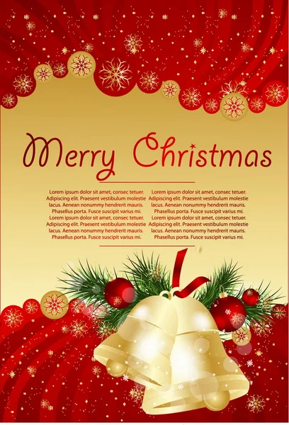 Tarjeta de felicitación de Navidad — Archivo Imágenes Vectoriales