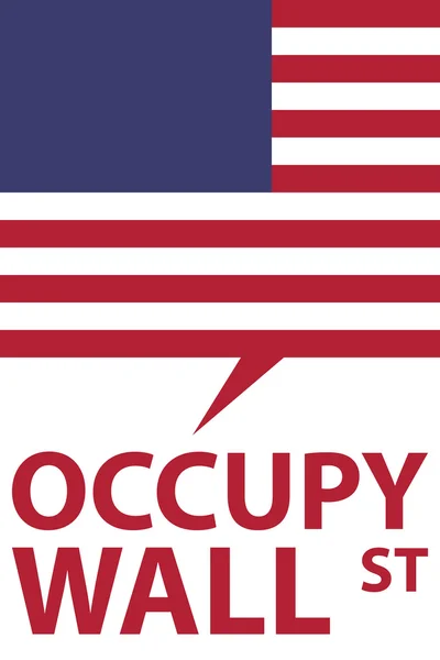 stock vector Occupy Wall Street