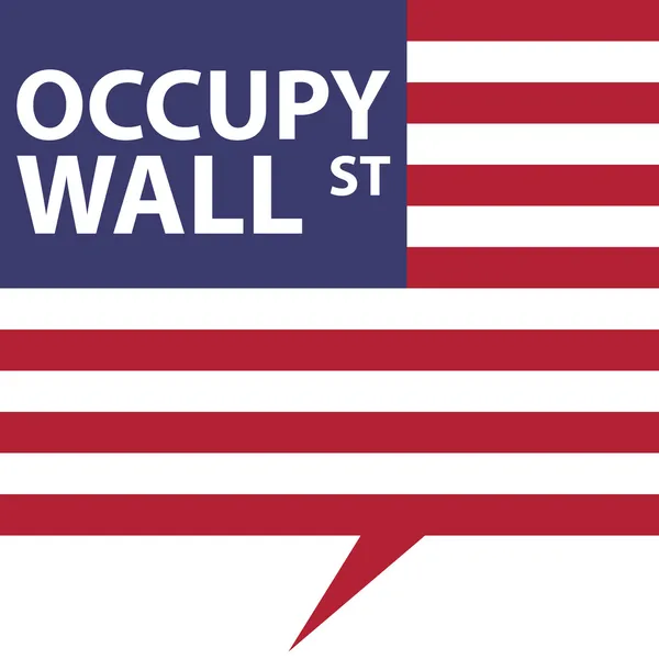 stock vector Occupy Wall Street