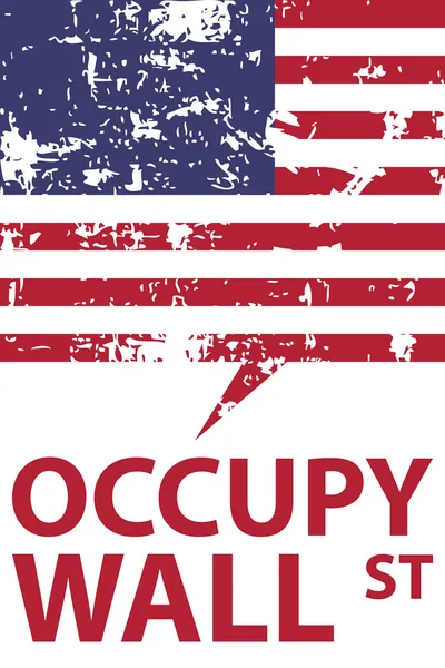 stock vector Occupy Wall Street