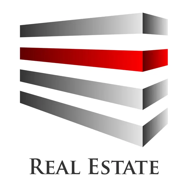 Логотип недвижимости — стоковый вектор