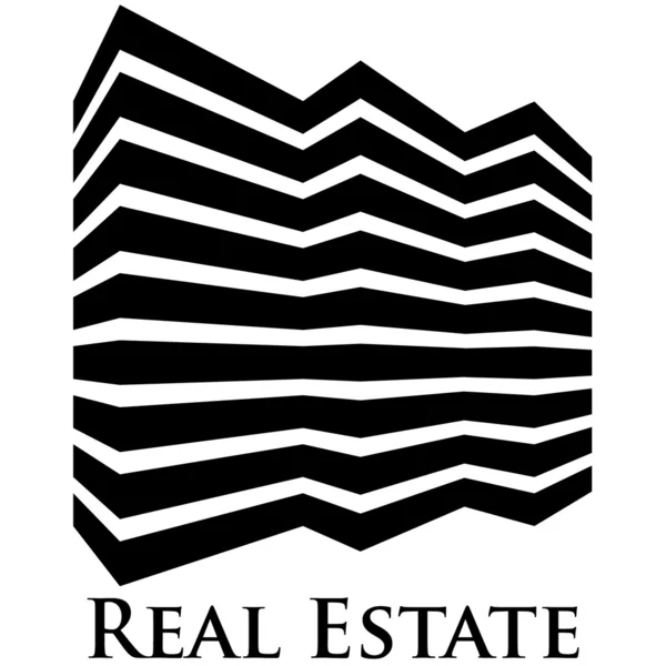 Λογότυπο ακίνητων περιουσιών — Διανυσματικό Αρχείο