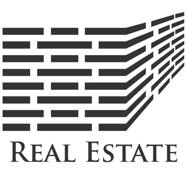 Fastighets logotyp — Stock vektor