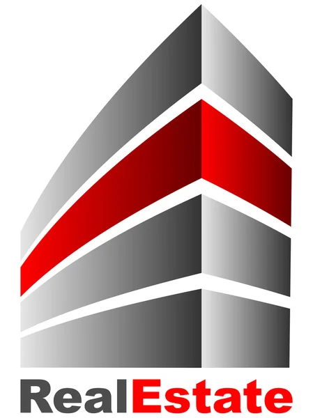 Λογότυπο ακίνητων περιουσιών — Διανυσματικό Αρχείο