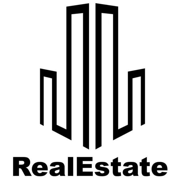 Logotipo inmobiliario — Vector de stock