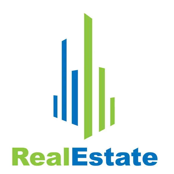 Logotipo imobiliário —  Vetores de Stock