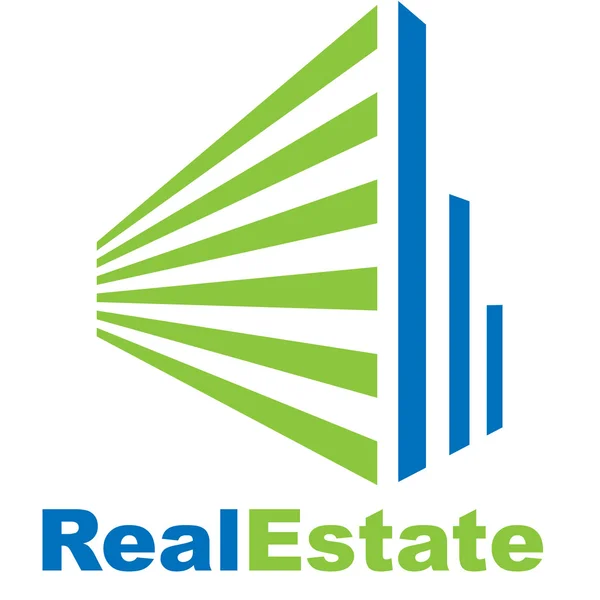 Logotipo imobiliário — Vetor de Stock