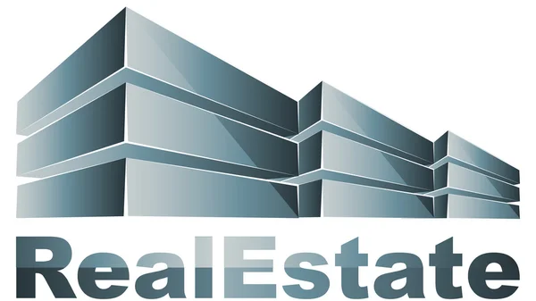 Logotipo inmobiliario — Vector de stock