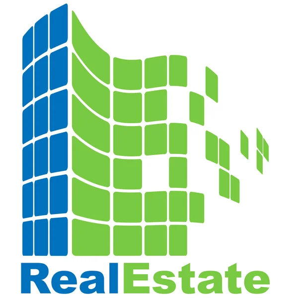 Logotipo inmobiliario Vector de stock