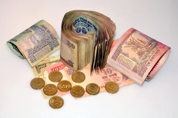 Indická měna — Stock fotografie