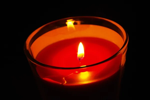 stock image Candle in a bowl