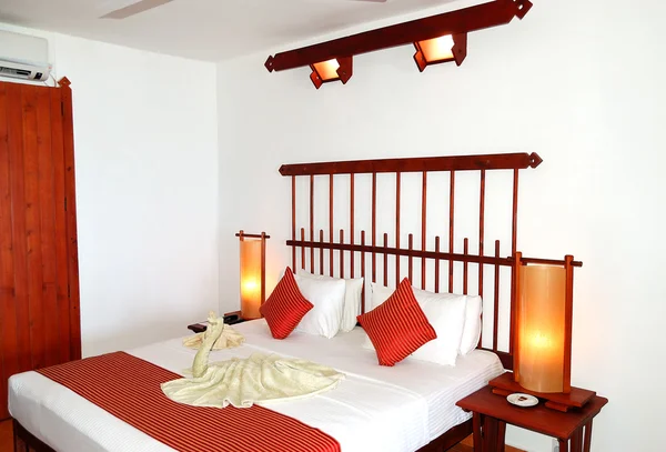 Arredamento dell'appartamento nell'hotel di lusso Bentota, Sri Lanka — Foto Stock