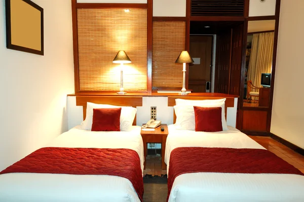 Apartamento interior en el hotel de lujo, Bentota, Sri Lanka —  Fotos de Stock