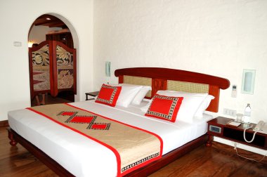 Apartment interior in the luxury villa, Bentota, Sri Lanka clipart