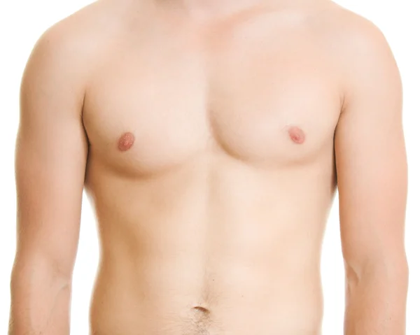 Un hombre con un torso desnudo . — Foto de Stock