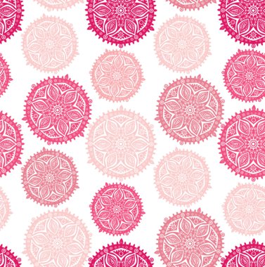 Ornate floral seamless texture, clipart