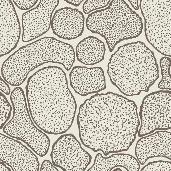 Vírus sejtek zökkenőmentes textúra, mikrobák végtelen textúra — Stock Vector