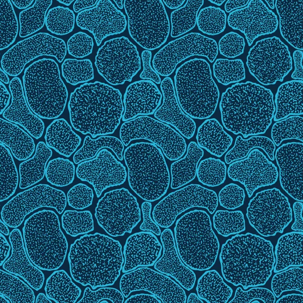 Virus cellen naadloze textuur, microben eindeloze textuur — Stockvector