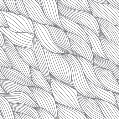 Vector seamless abstract hand-drawn striped pattern clipart