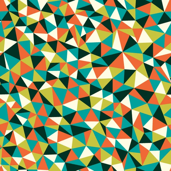 与三角形，马赛克无尽模式的无缝纹理 — 图库矢量图片