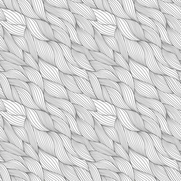 Vector patrón de rayas abstractas sin costuras dibujadas a mano — Archivo Imágenes Vectoriales