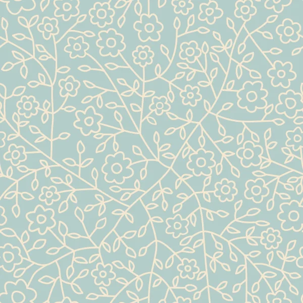 Nahtlose florale Muster. Endlose Textur mit kleinen Gänseblümchen. — Stockvektor