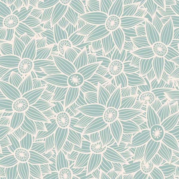 Nahtlose Textur mit Blüten.endlose florale Muster — Stockvektor