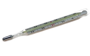 Mercurial thermometer clipart