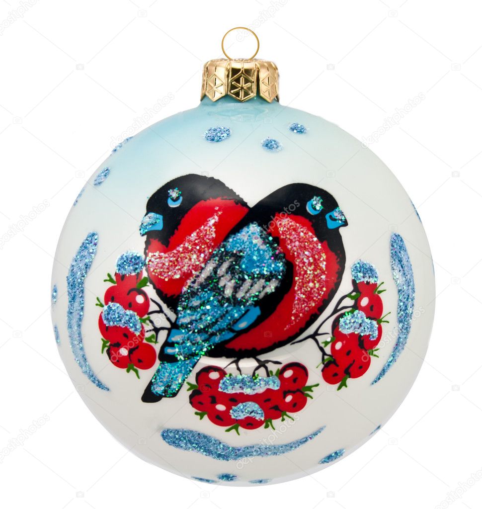 Bullfinch with Rowanberry Christmas Decoration