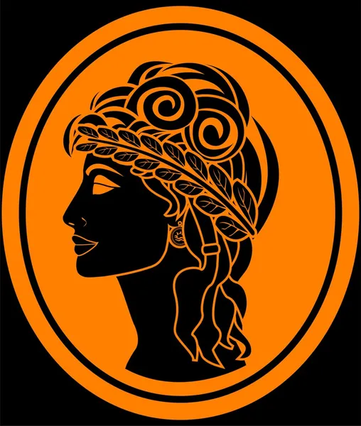 La femme grecque — Image vectorielle