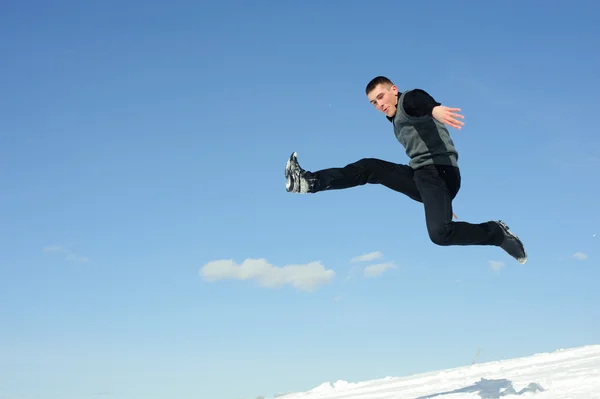 Homem voador — Fotografia de Stock