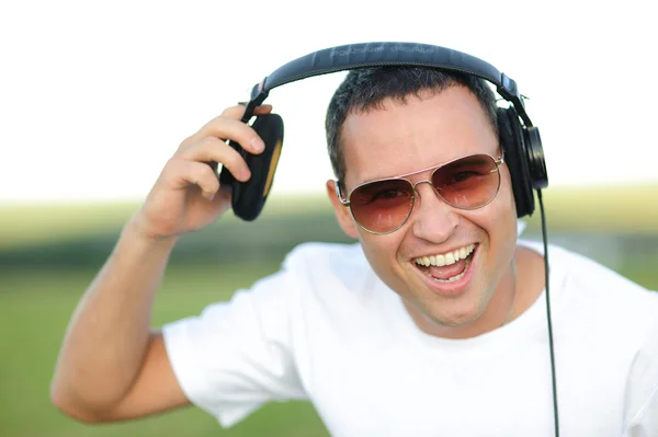 DJ sorridente — Fotografia de Stock