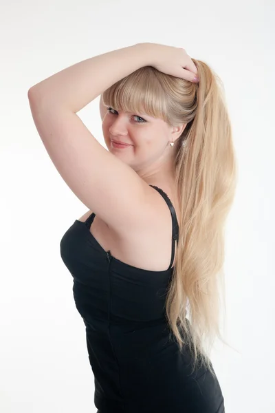 Blonde with long hair — Stock Photo, Image