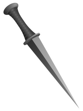 Dagger. vector clipart