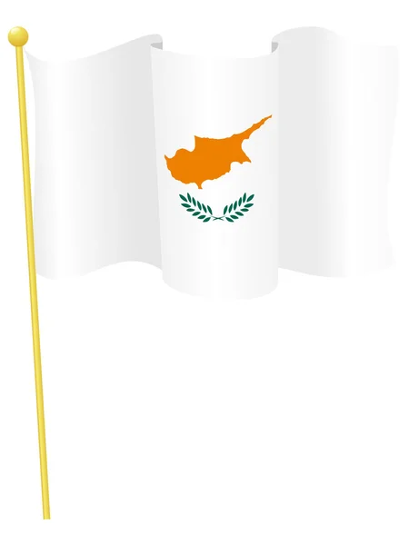 Vector illustration of the flag Cyprus — Stock Vector