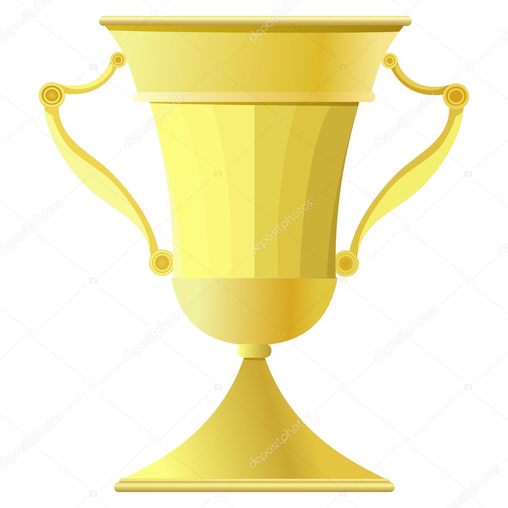 Gold Cup. vector