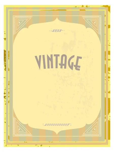 Vintage etiket #3 — Stok Vektör