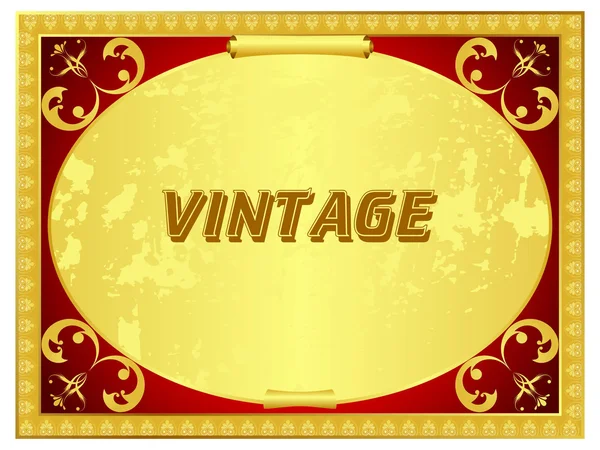 Vintage label #2 — Stock Vector