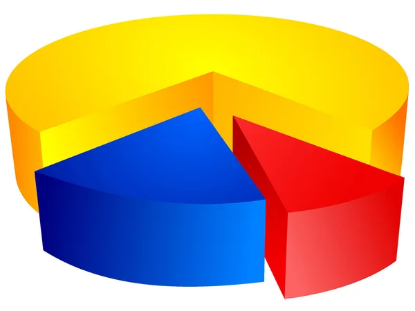 Colored diagram 3 — Stock Vector