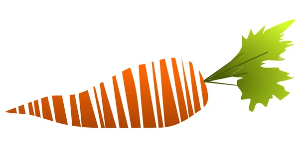 Cenoura estilizada — Vetor de Stock